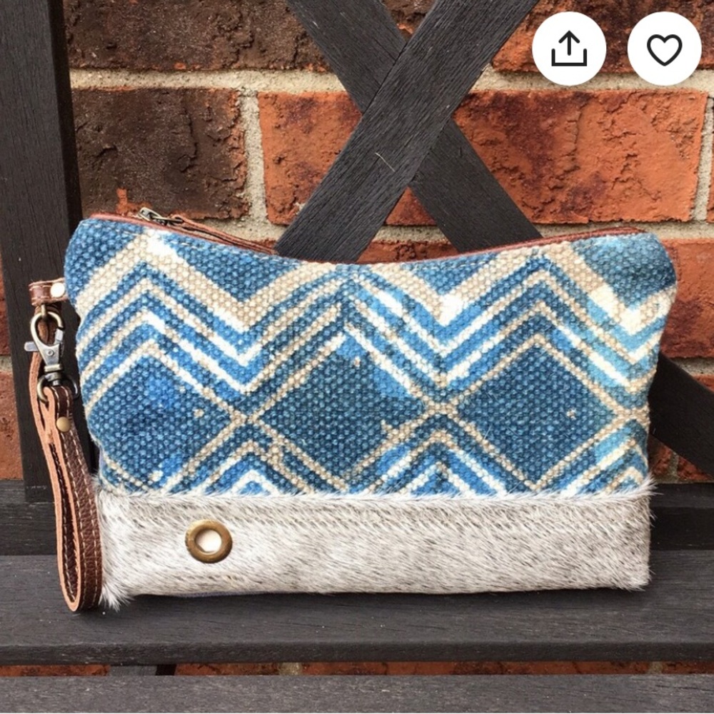 Myra Bag Wristlet genuine leather